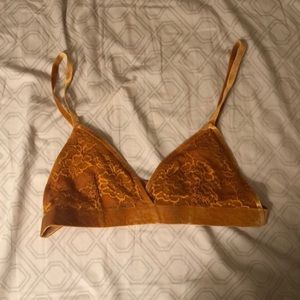 golden bralette